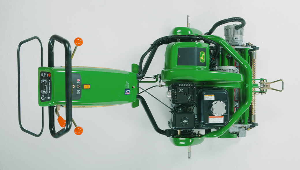 The 180 E-Cut™ Hybrid's narrow design provides maneuverability 