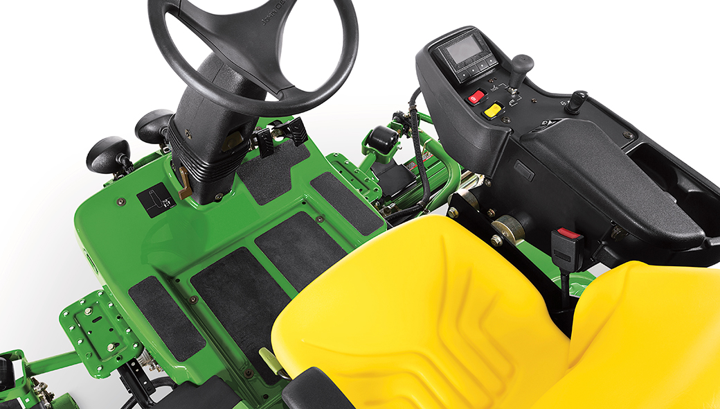 6080A PrecisionCut™ mower with comfortable drivers seat